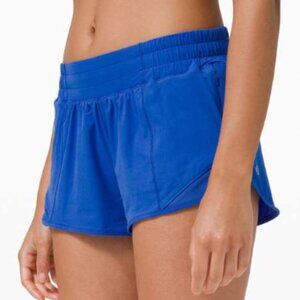 Dark blue Lululemon Hotty Hot High-Rise Short 2.5"